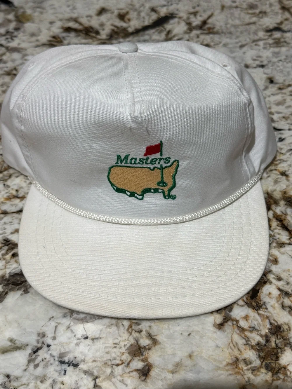 Adjustable White Masters Augusta National Rope Hat